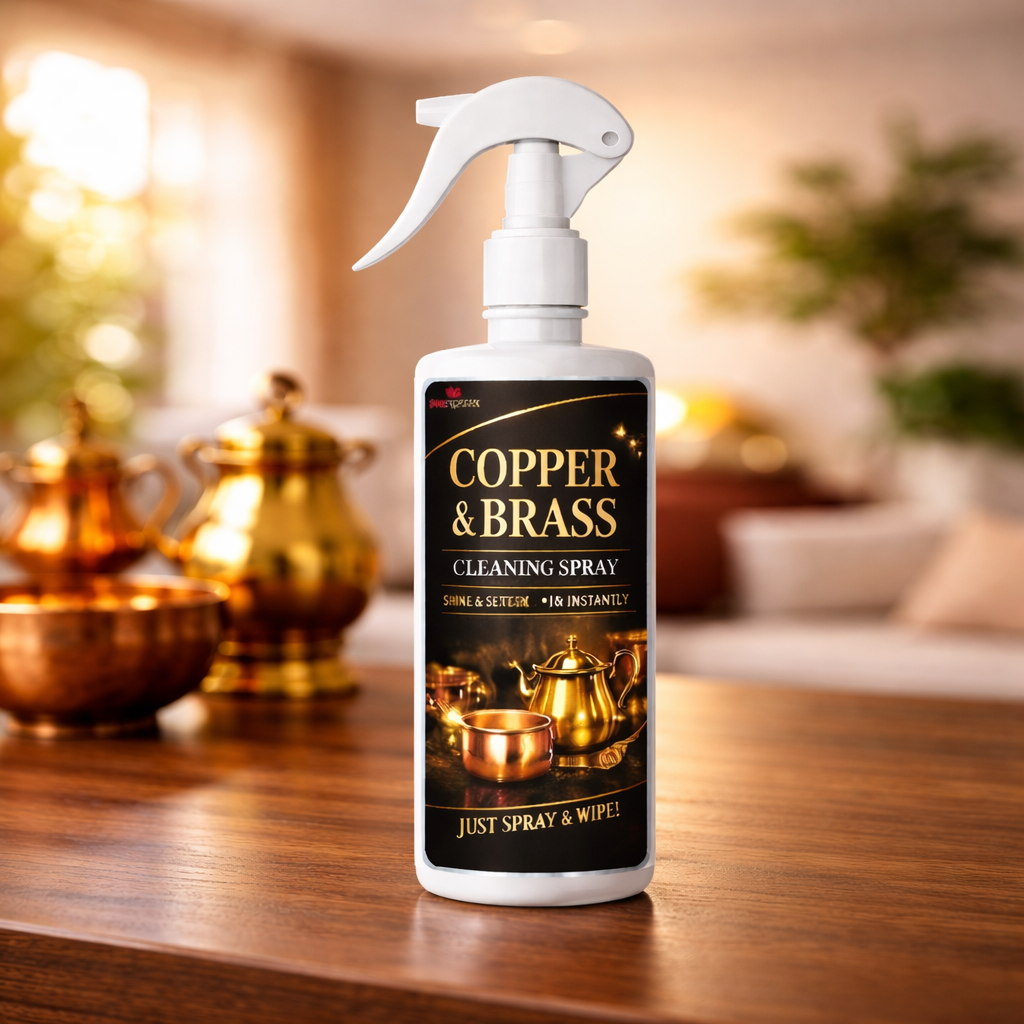 Copper & Brass Cleaning Spray Pack of 2 (100 ml Each) – Tarnish Remover & Metal Polish
