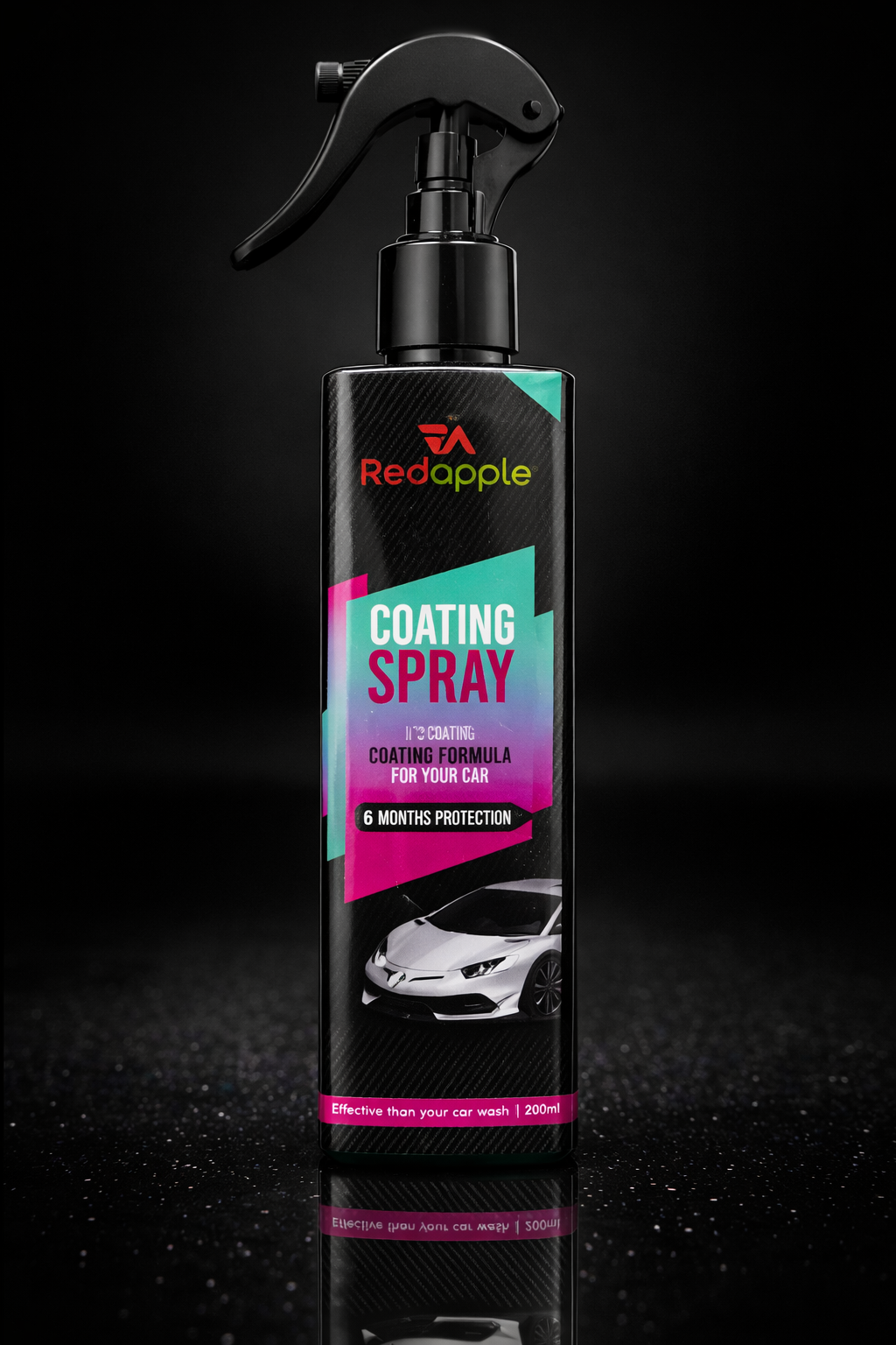 Red Apple High Quality Coating Spray and Foam Car Cleaner 200ml (Combo)