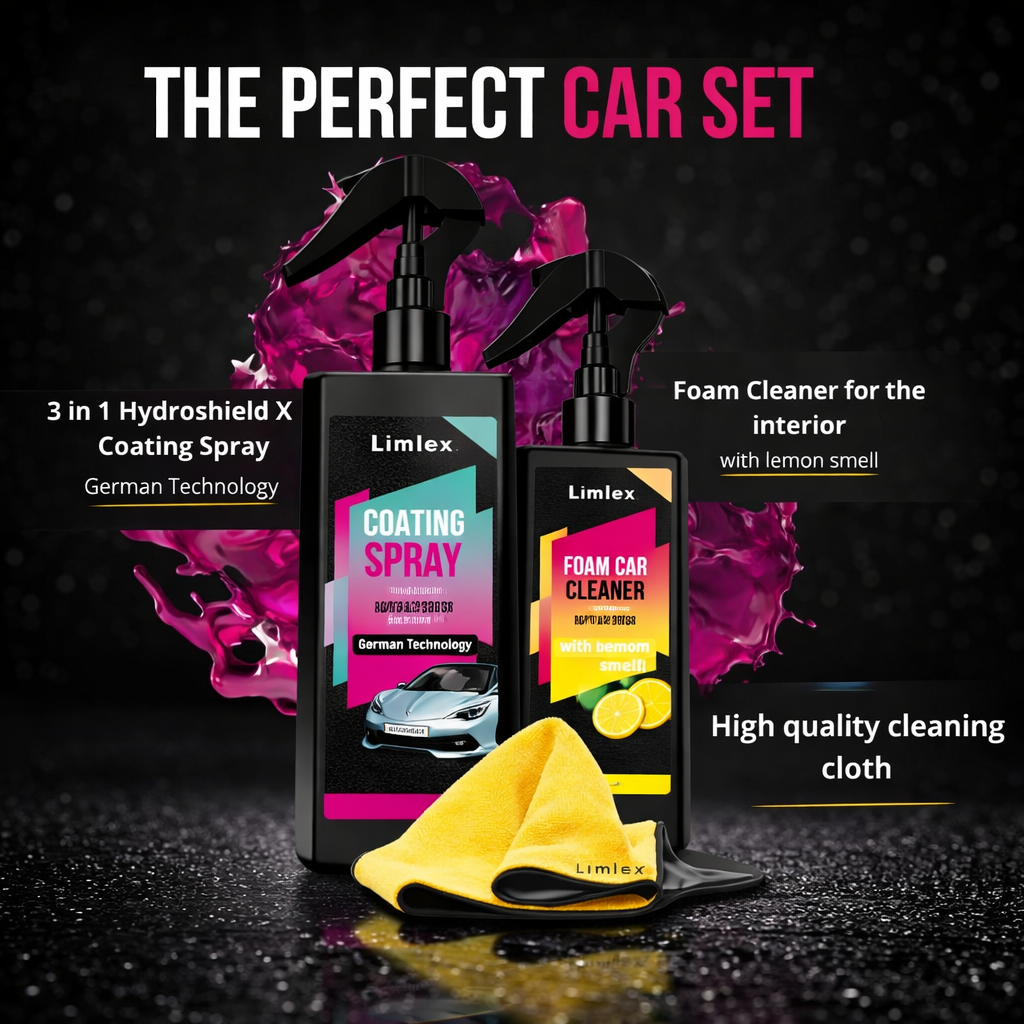 Red Apple High Quality Coating Spray and Foam Car Cleaner 200ml (Combo)